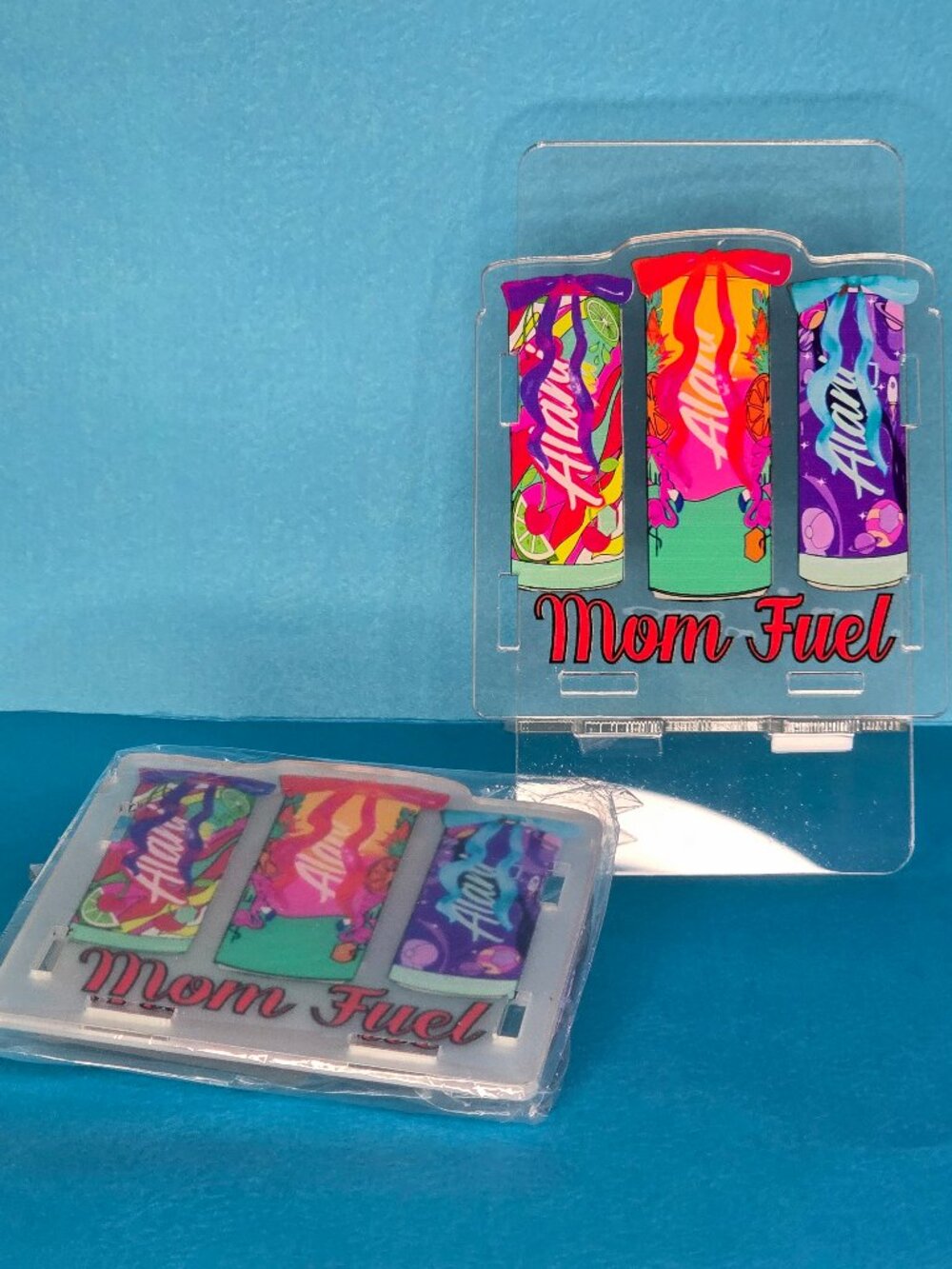 Acrylic Pen Holder, "Alani Mom Fuel"
